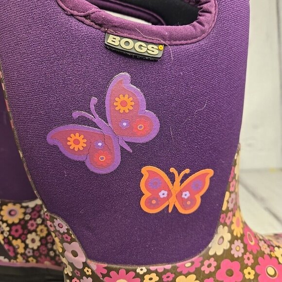 BOGS Classic  Daisy Boots Youth Big Kids Insulated Winter - US 4 - Picture 11 of 11